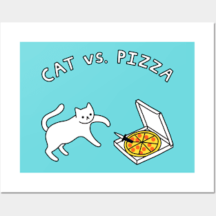 Cat Vs Pizza Posters and Art